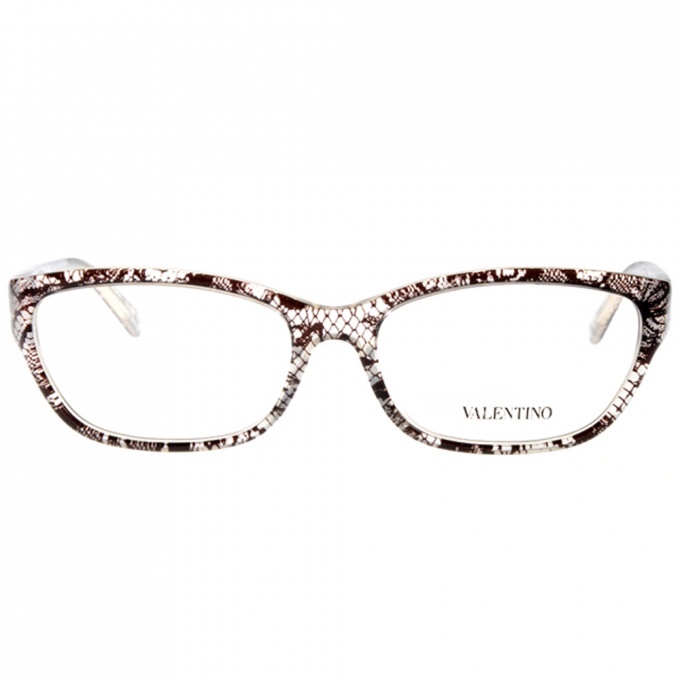 【VALENTINO】VA2606 C108 方框光學眼鏡 摩登時尚蕾絲格紋女款