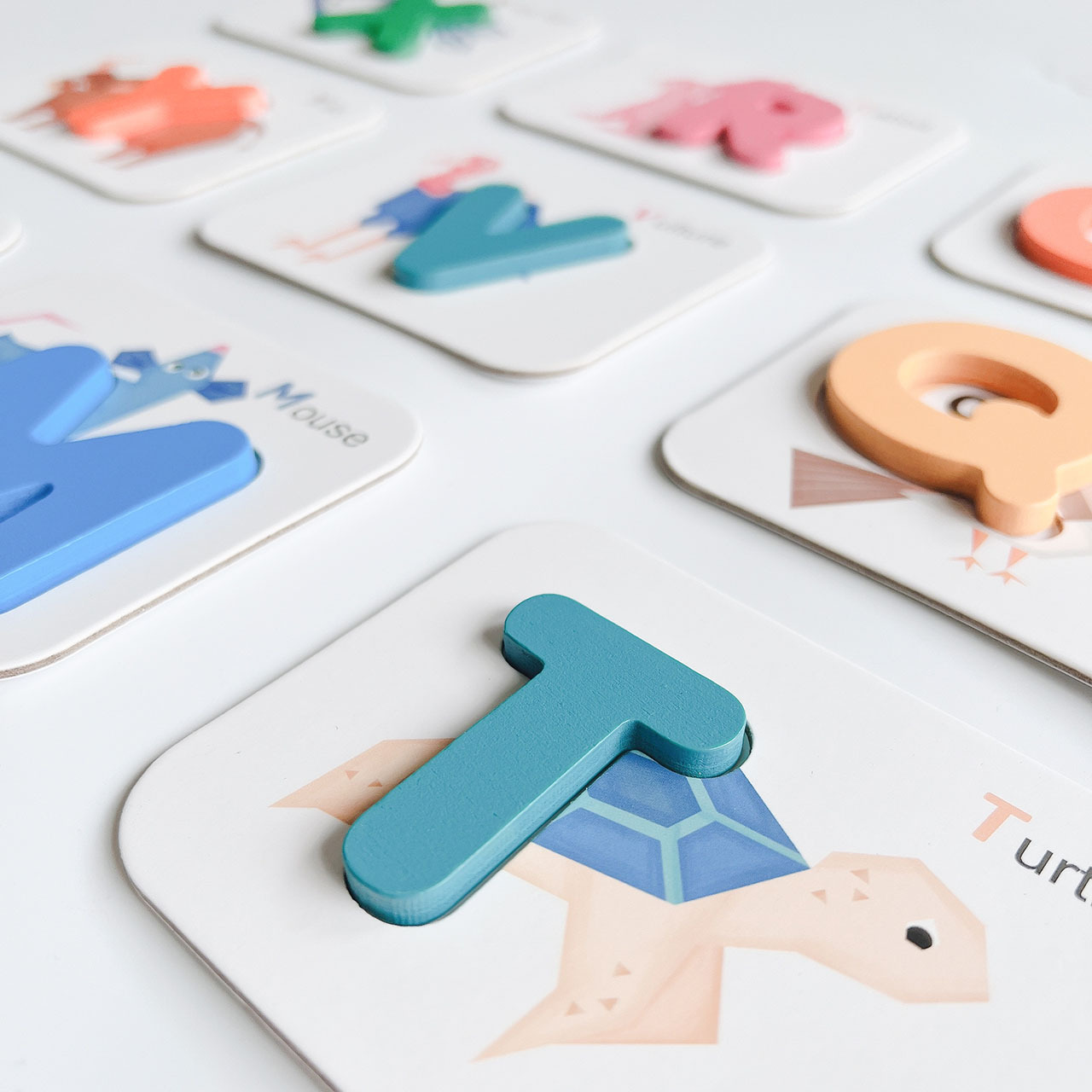 英文數字配對拼圖