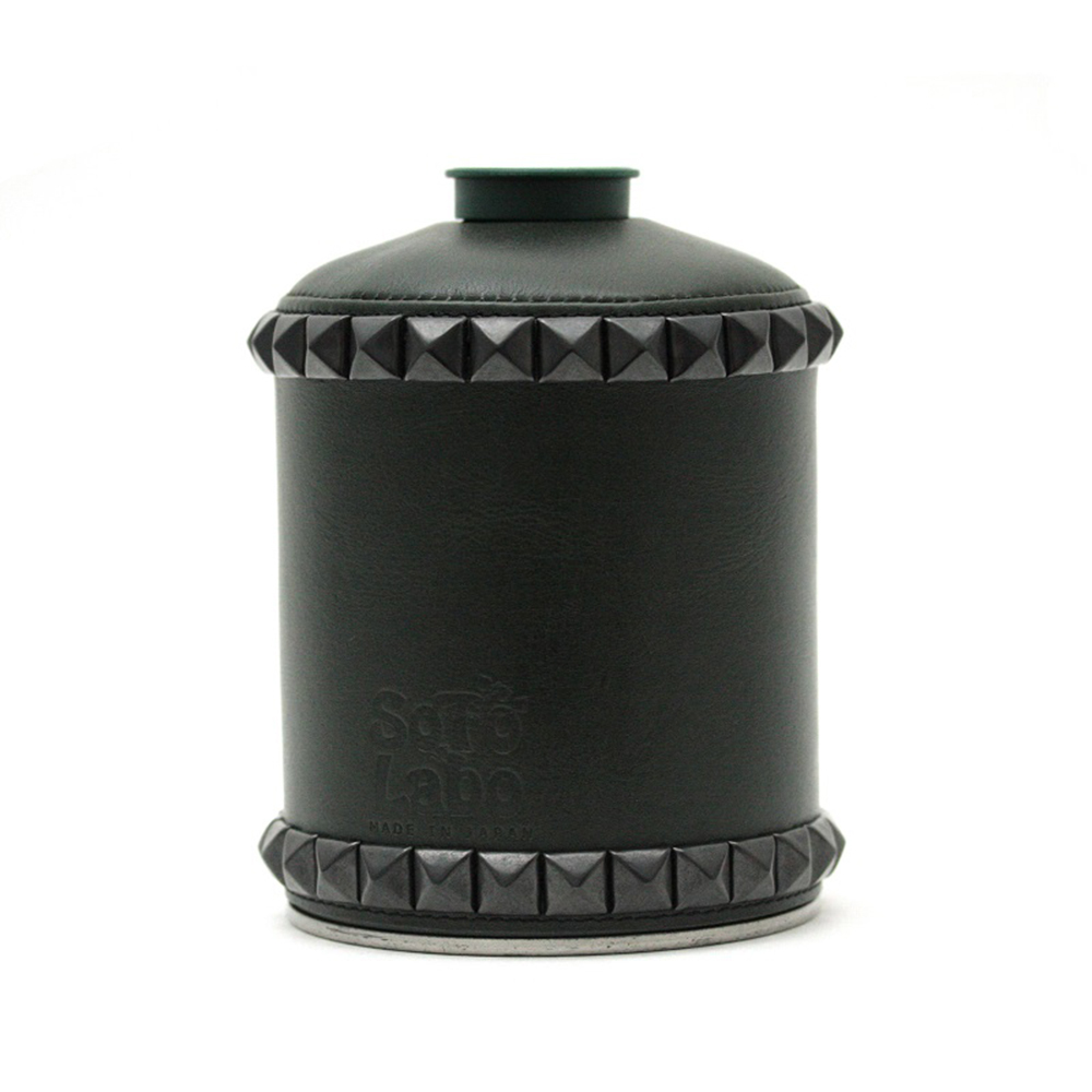 SotoLabo  高山瓦斯罐皮革保護套-墨綠色