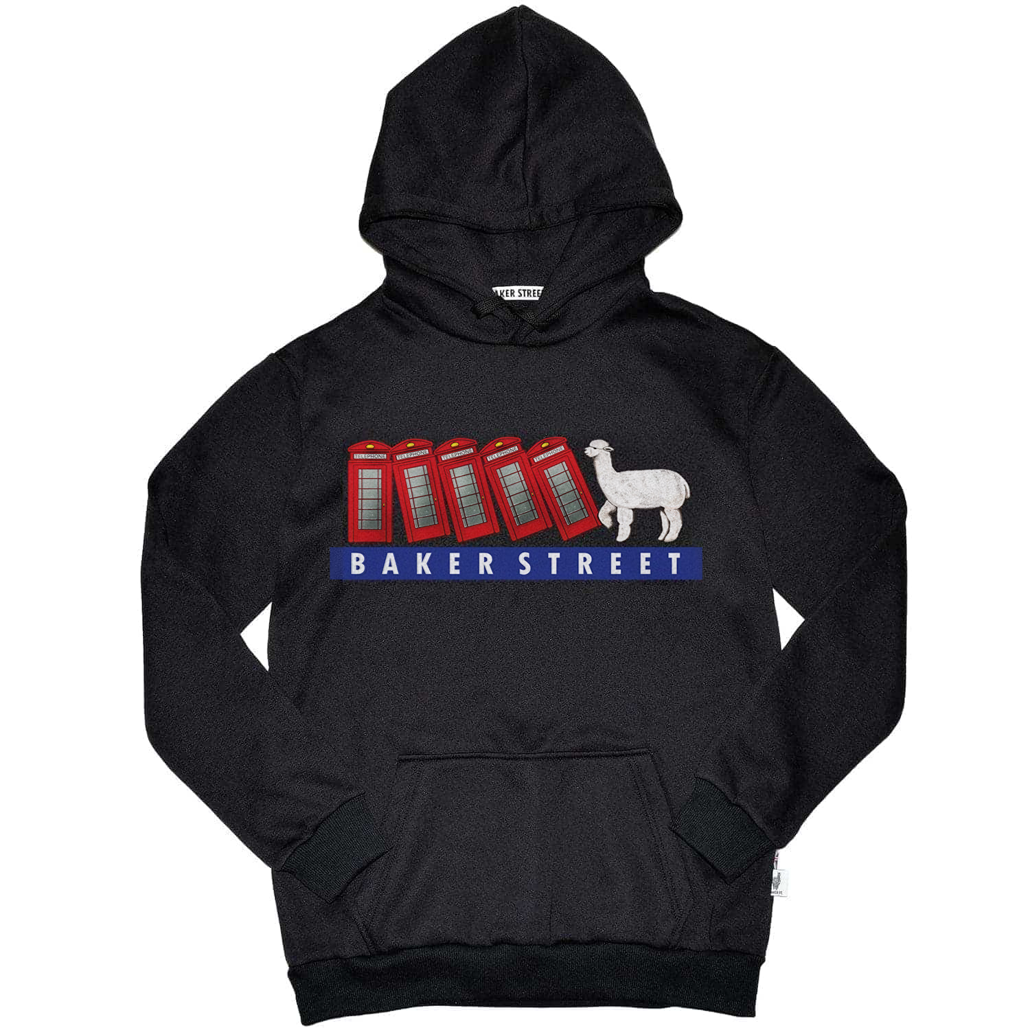 Domino 高磅數長袖帽T