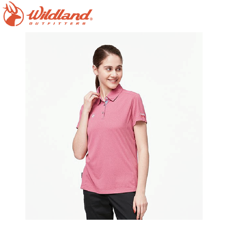 Wildland 荒野 女POLARTEC雙色抗UV排汗衫 22蜜粉紅、110冰河藍 登山/旅遊/戶外/休閒 10WP1611