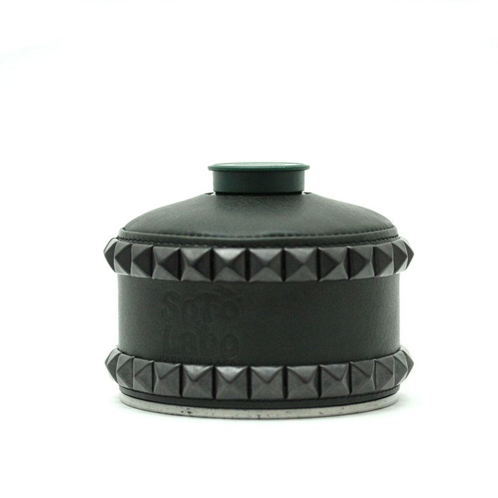 SotoLabo 高山瓦斯罐OD250 皮革保護套-墨綠色