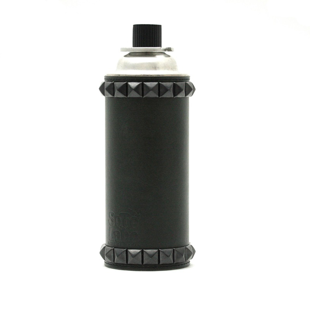 SotoLabo 瓦斯罐CB 皮革保護套-墨綠色