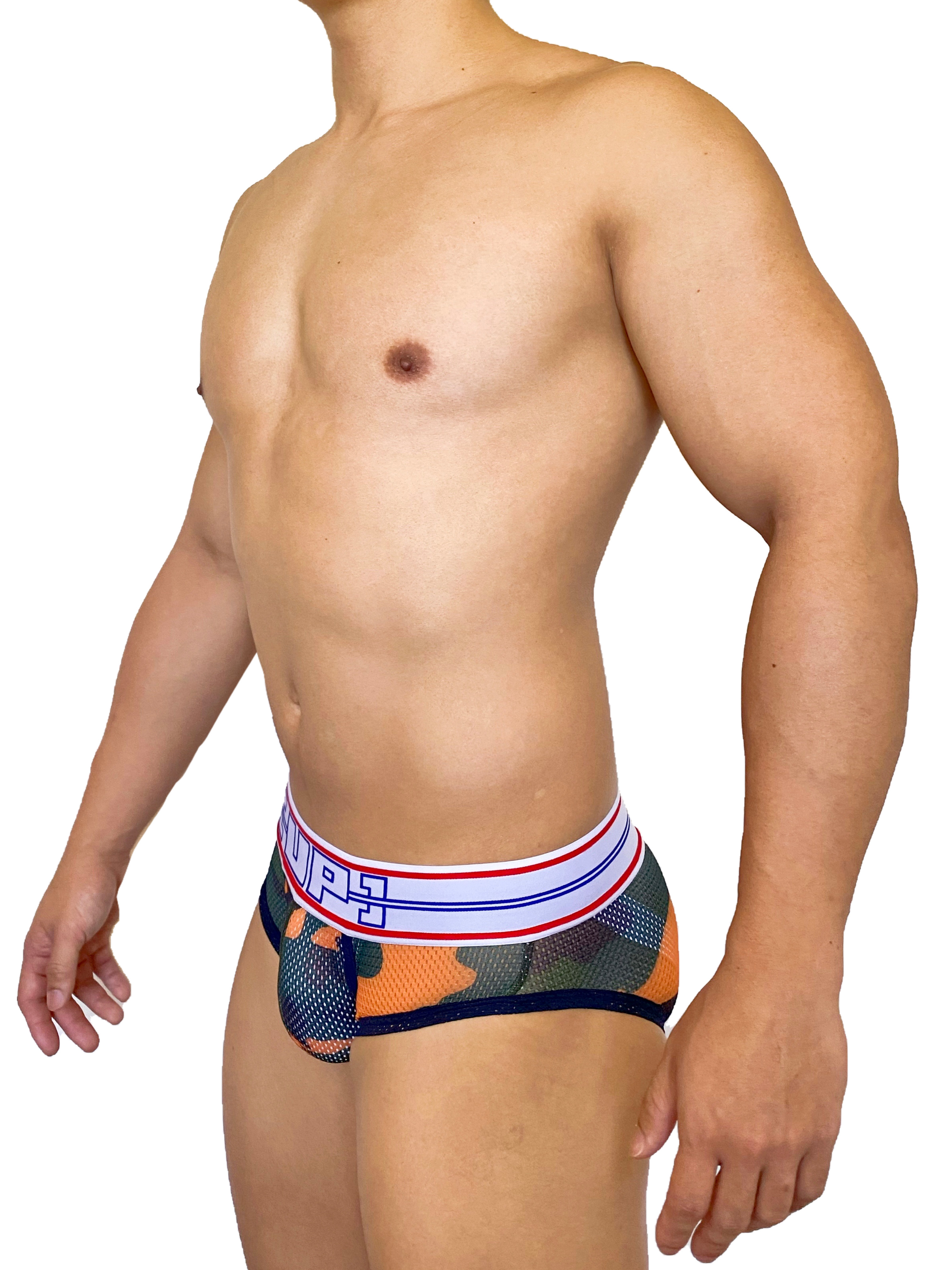 Comfort UP 低腰迷彩內褲 迷彩橙