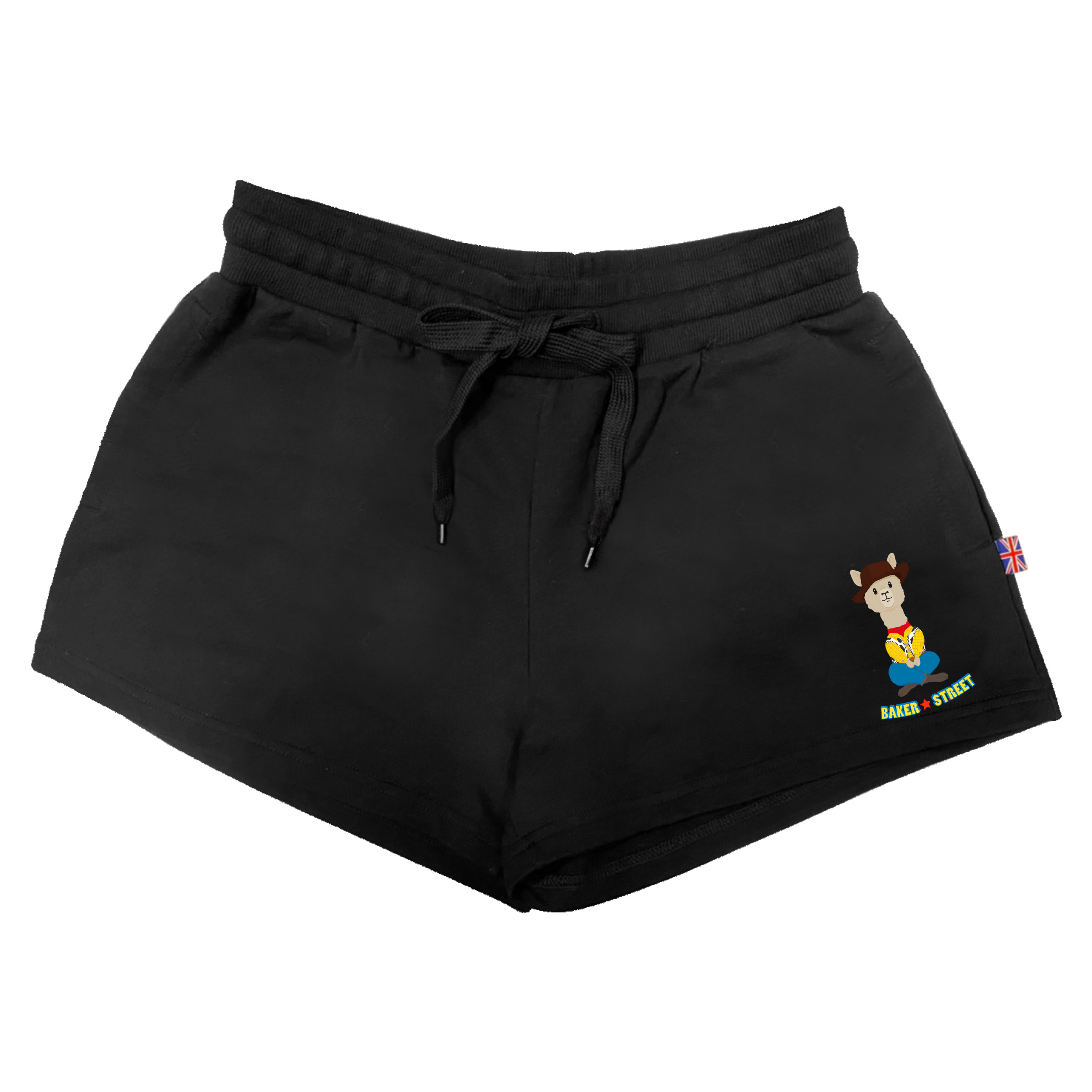 woopaca 牛仔駝 女版棉質短褲 4色