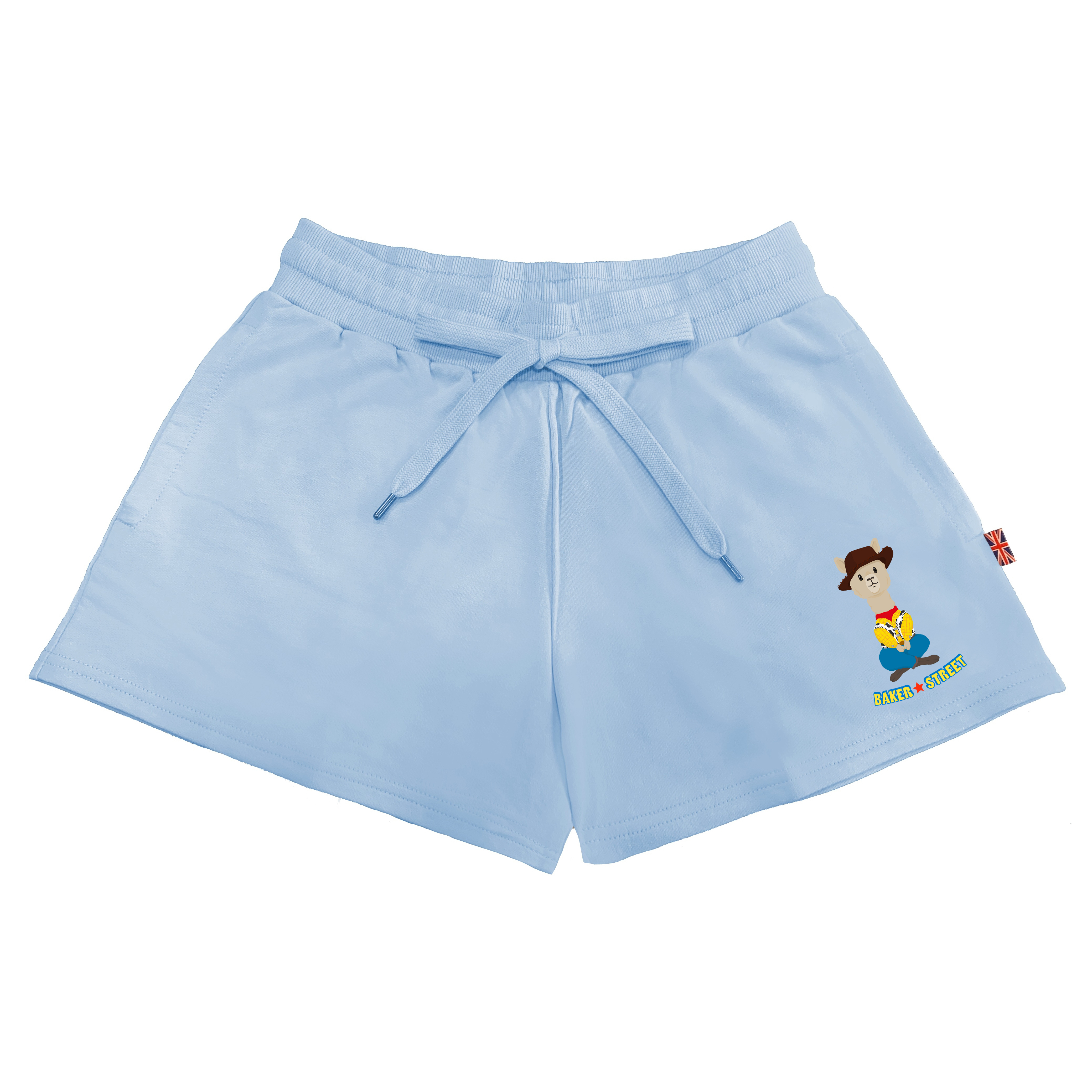 woopaca 牛仔駝 女版棉質短褲 4色