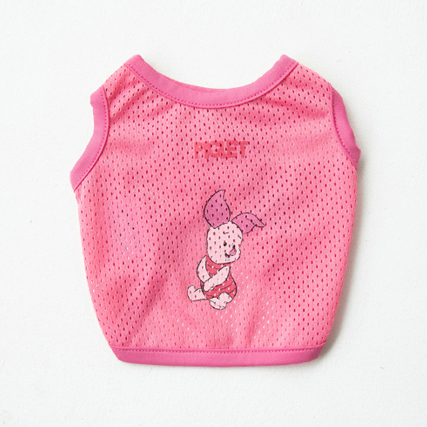 【韓國直送｜原裝行貨】Dan Online 迪士尼系列小豬 狗狗栽剪透氣無袖背心 (粉紅色) (多款尺寸)