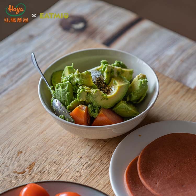 酪梨火腿米福堡