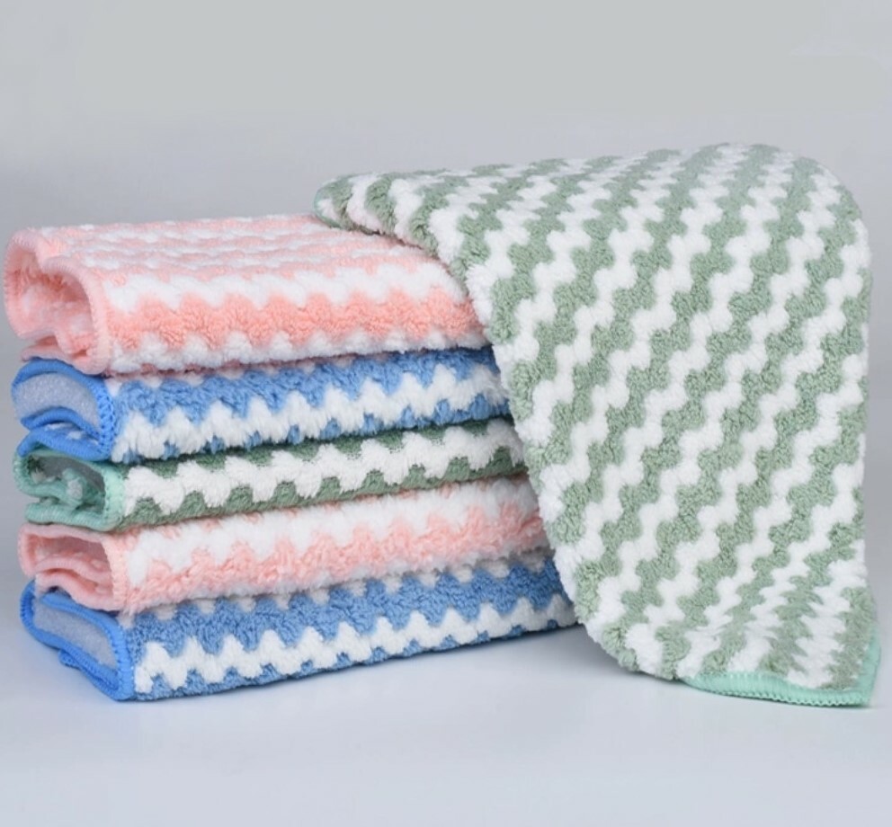 廚房專用不沾油吸水清潔布(5條裝)