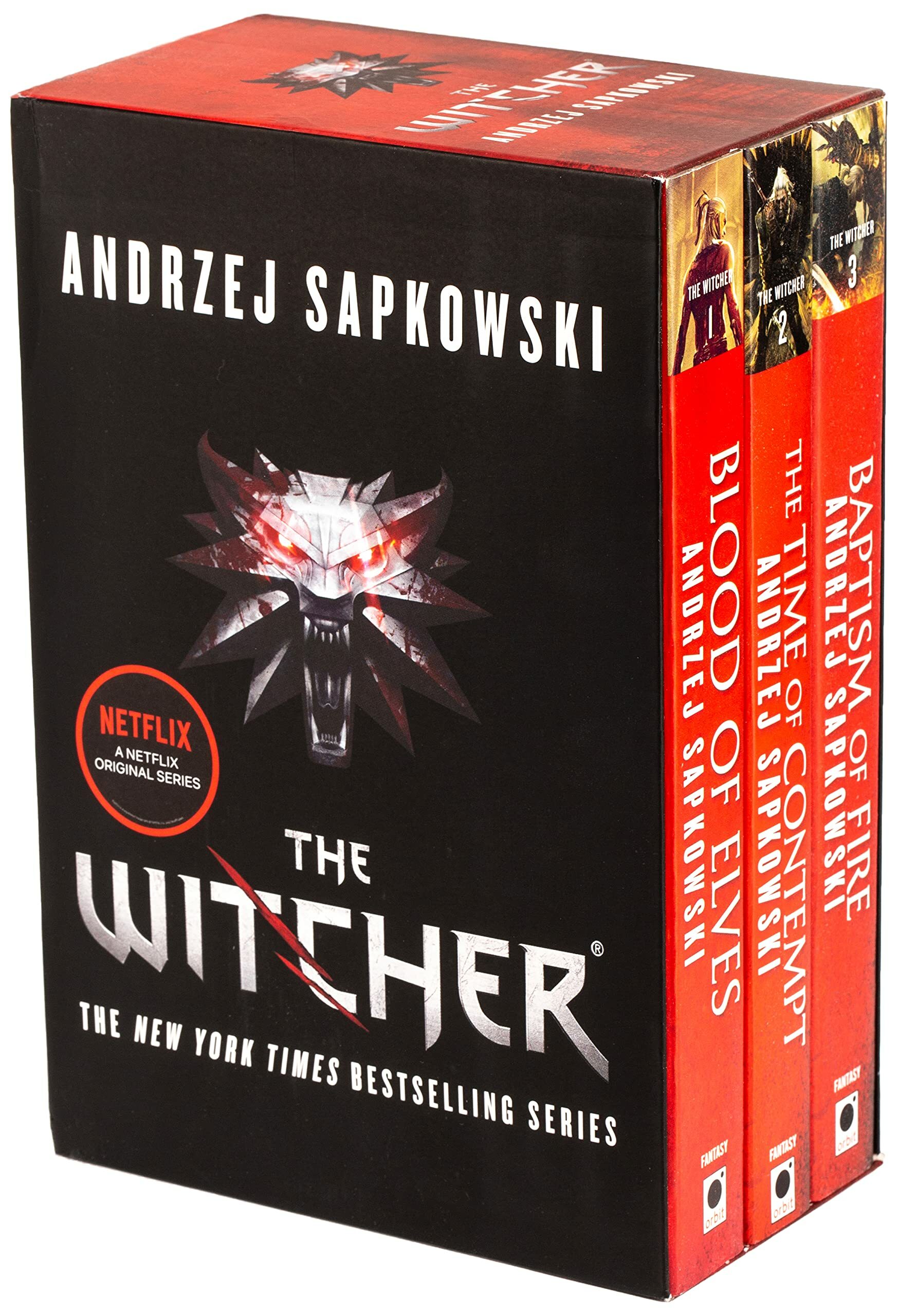 The Witcher Boxed Set: Blood of Elves, The Time of Contempt, Baptism of Fire (Witcher, 1-3) Paperback