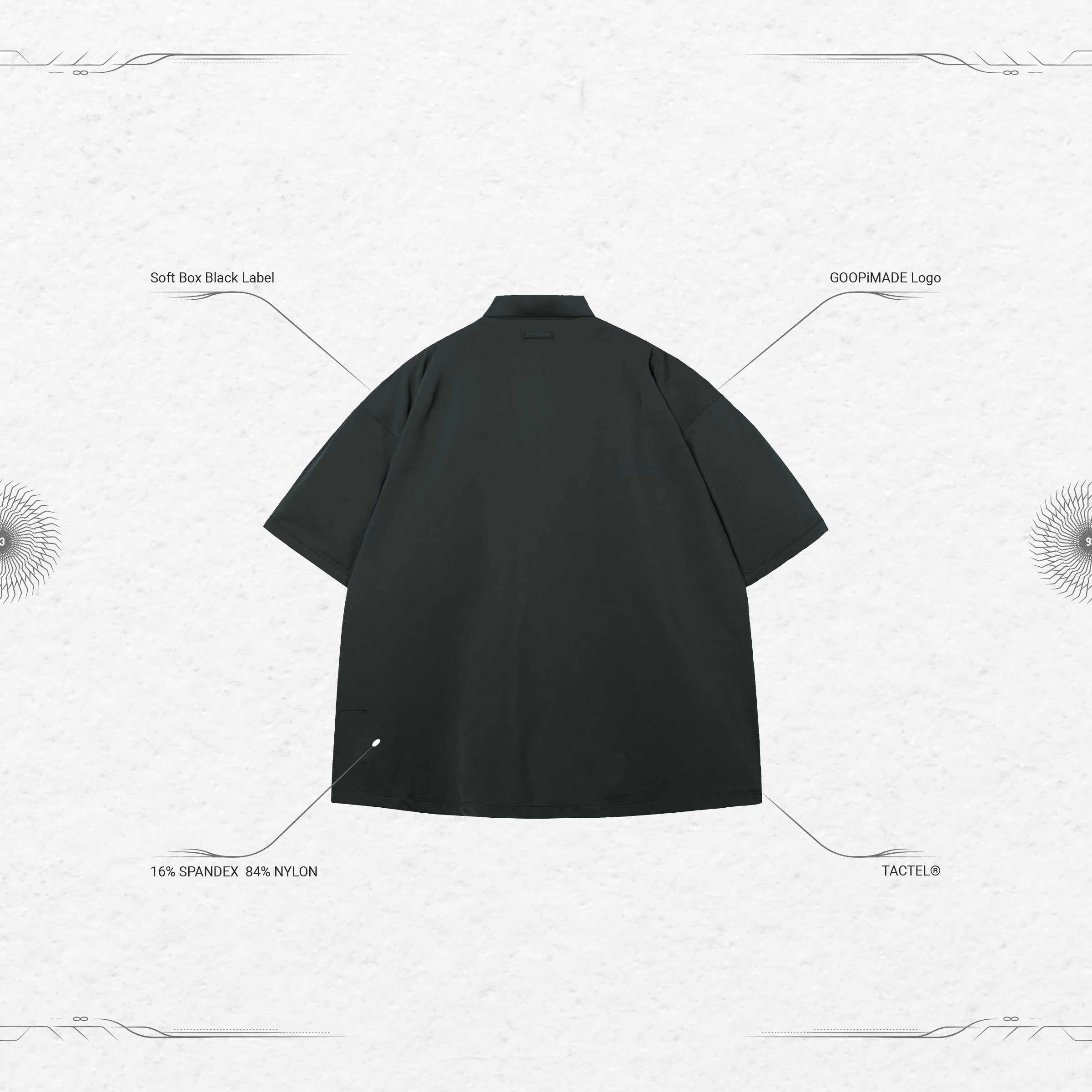 美品] goopimade soft Box Polo Shirt-