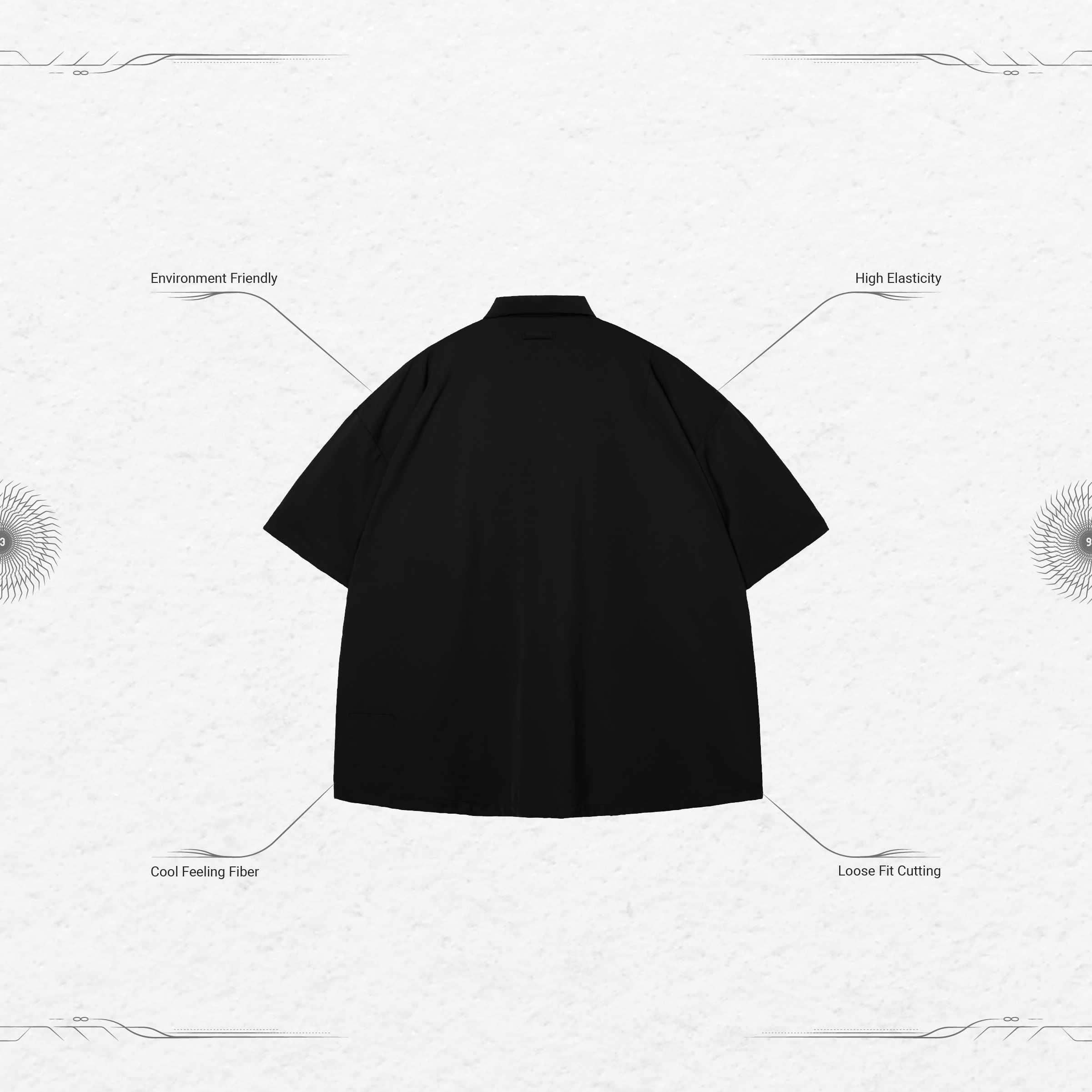 GNV-07” Soft Box Polo Shirt - Shadow
