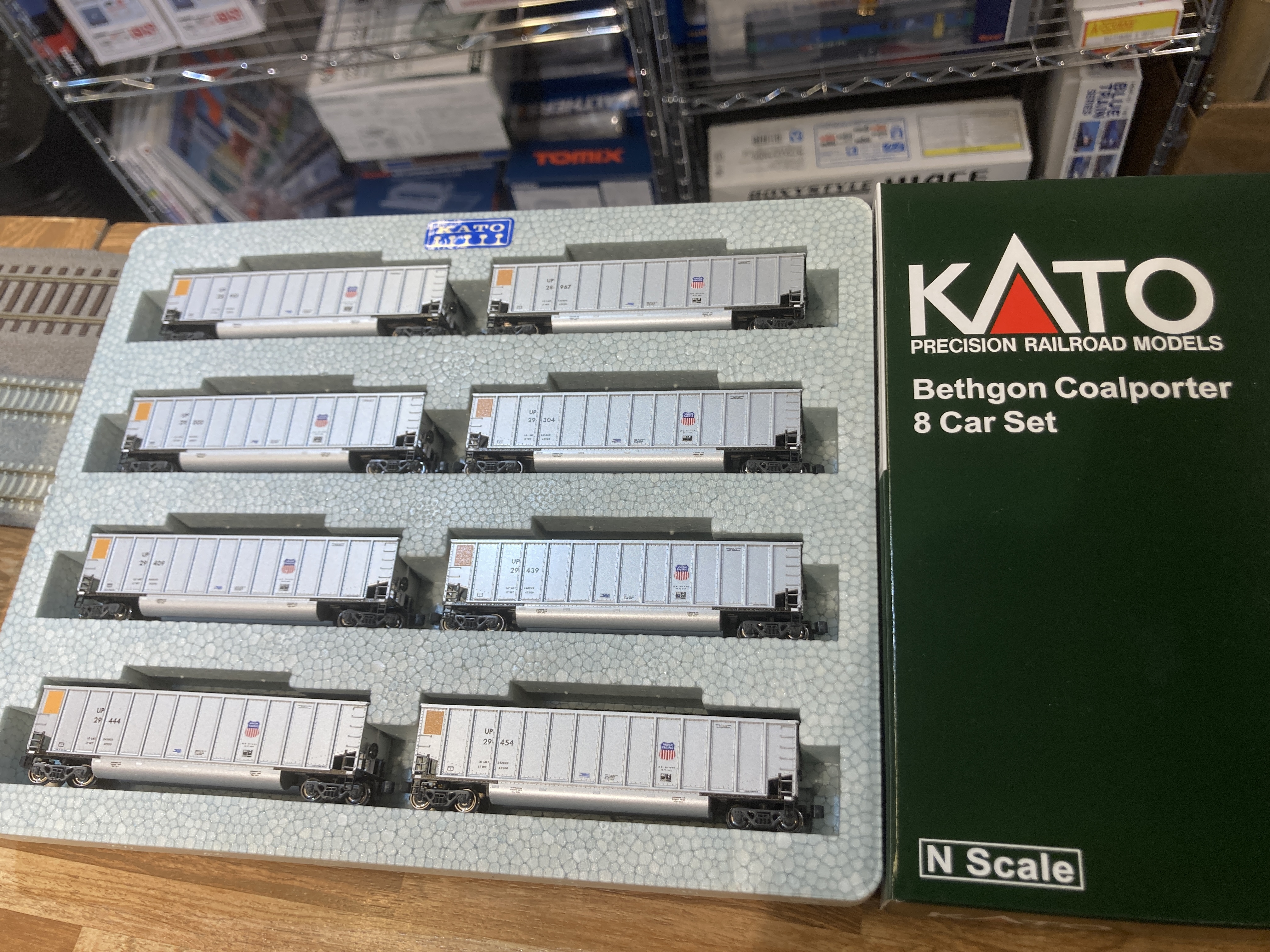 Kato N Scale 106-4626 Bethgon Coalporter 8 Car Set Union Pacific New! UP 