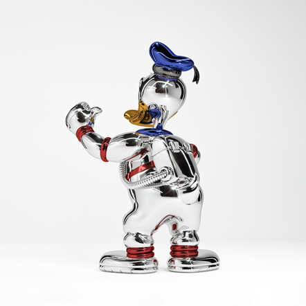 MGL TOYS X DISNEY "ASTRONAUT DONALD DUCK" 電鍍銀 寶麗石 宇航員唐老鴨