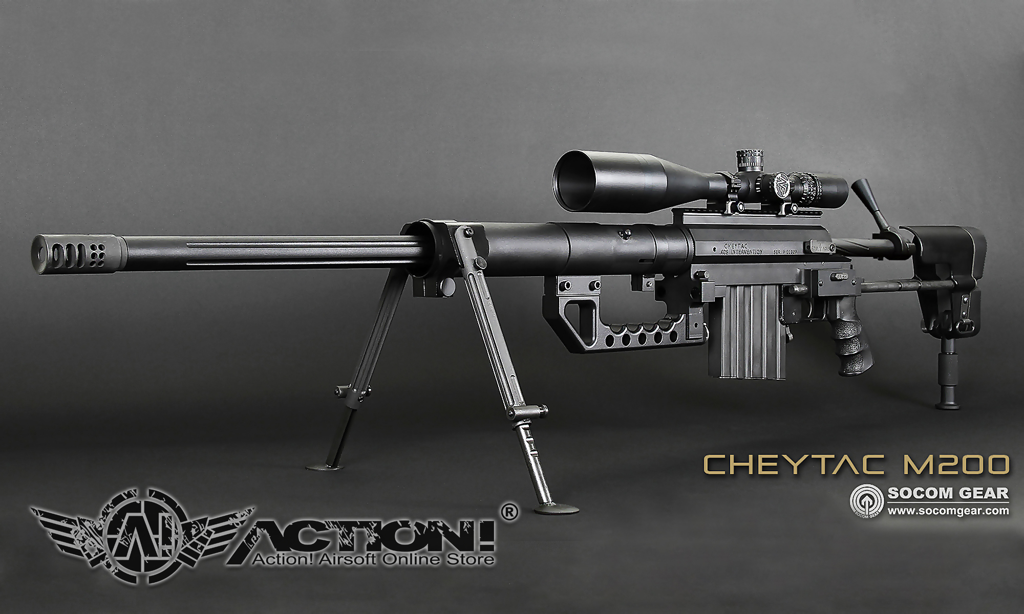 SVOBODA - SOCOM GEAR CheyTac M200 拋殼式氣動狙擊槍(GAS瓦斯/6mm