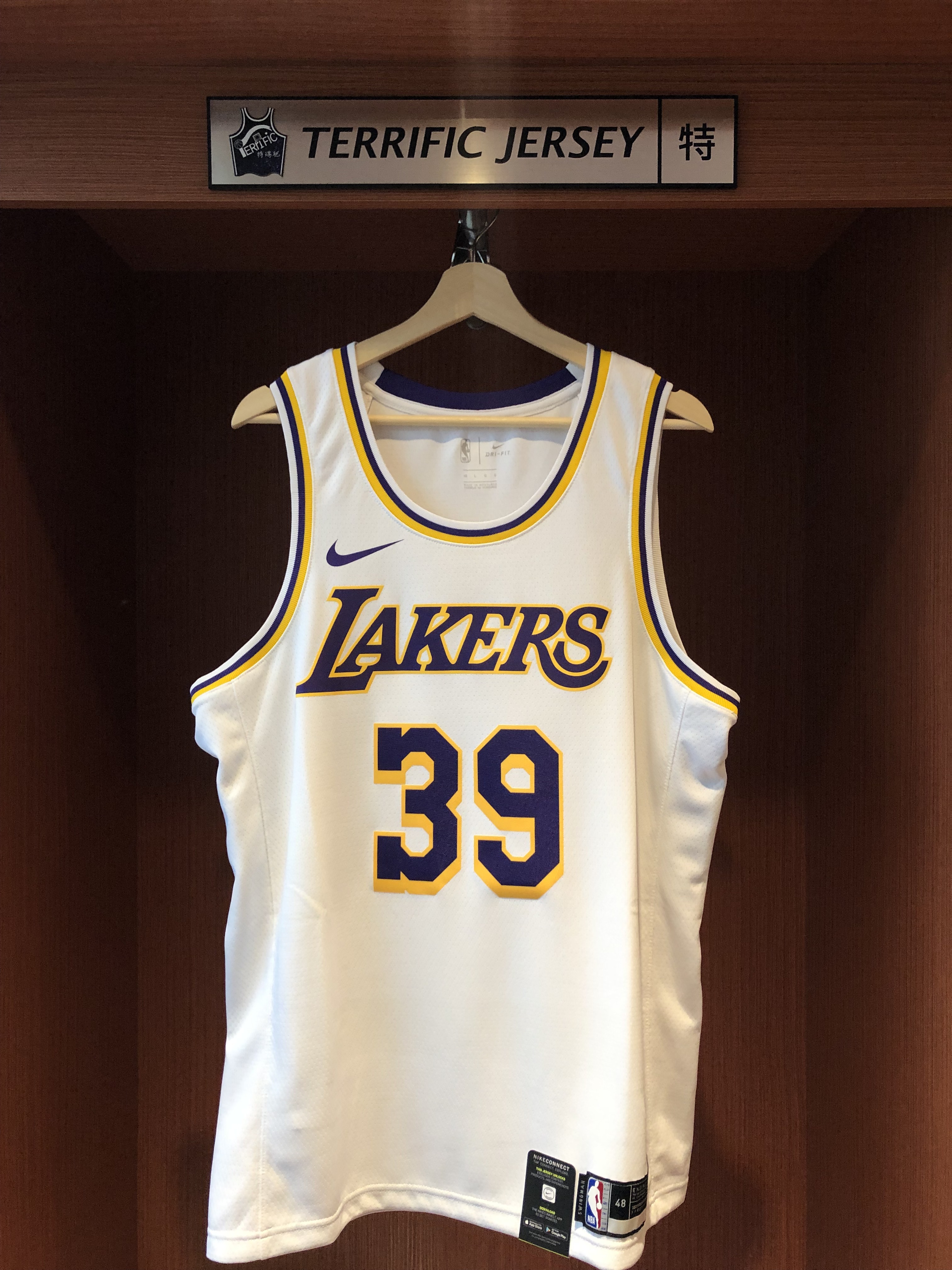 NBA球衣 Dwight Howard 洛杉磯湖人白 Association Nike Swingman 球迷版 熱轉印 全新