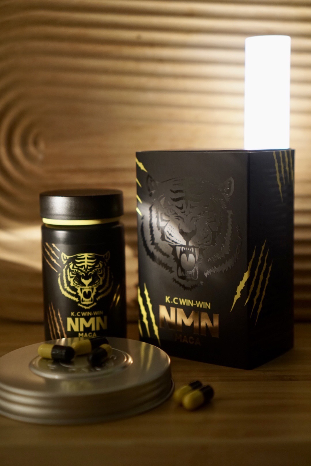 ［香港店銷量Top 3🥉］(2盒優惠組香港免運優惠）K.C WIN-WIN - NMN MACA馬卡60粒/盒 （男女適宜）