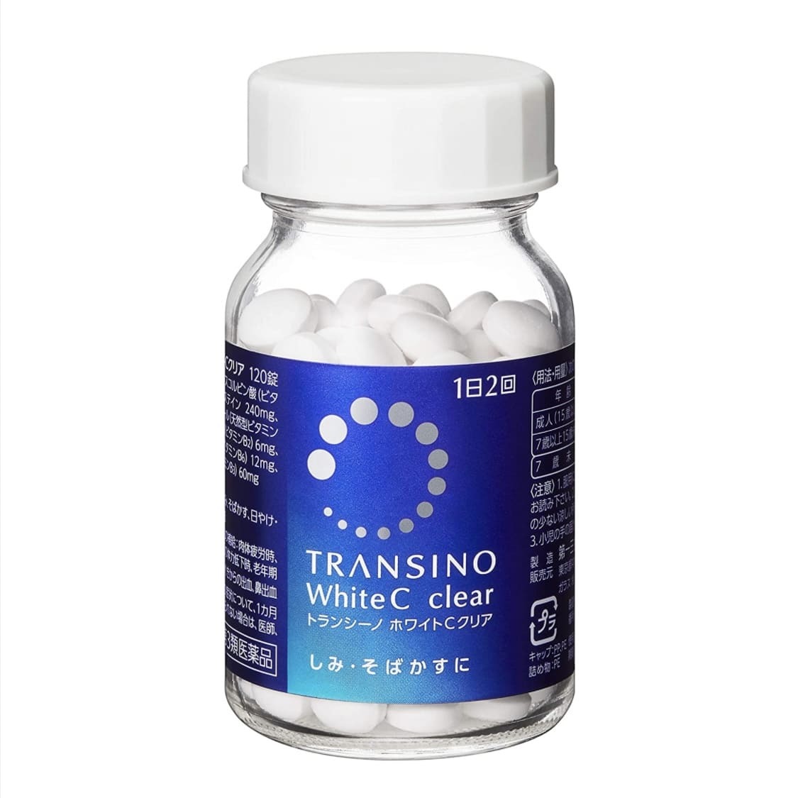 日本第一三共 TRANSINO White C Clear 120 tablets
