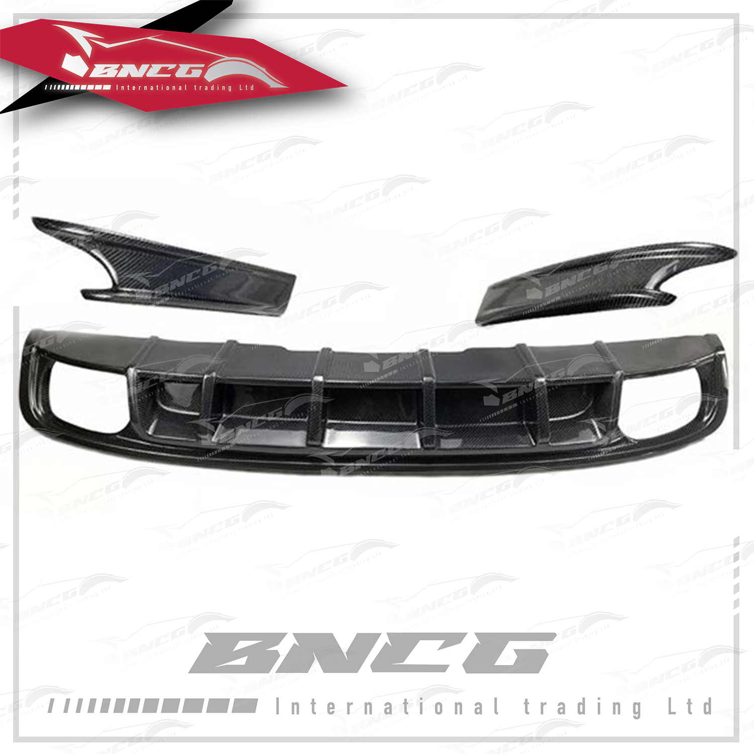 奧迪 Audi S4 17-18年式 改裝 卡夢 碳纖維 外觀件 空力套件 後下巴 後導流 含包角 【三件套】