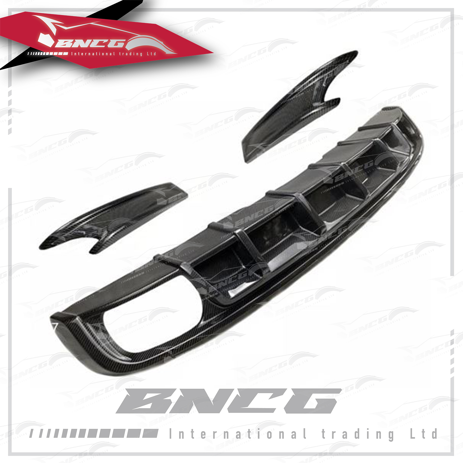 奧迪 Audi S4 17-18年式 改裝 卡夢 碳纖維 外觀件 空力套件 後下巴 後導流 含包角 【三件套】