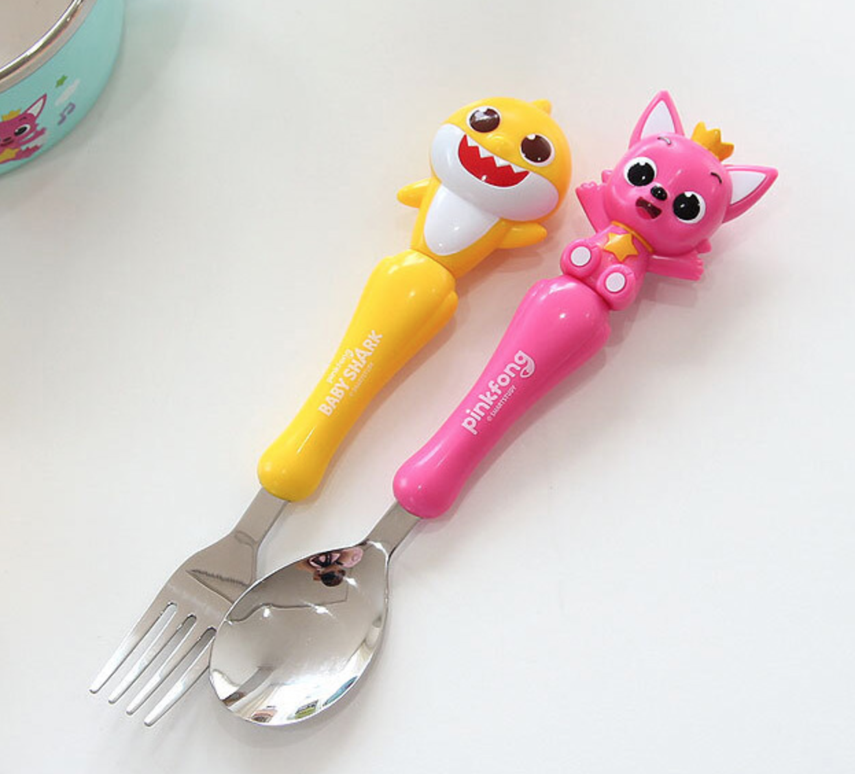 Pinkfong X Baby Shark 立體公仔叉匙套裝