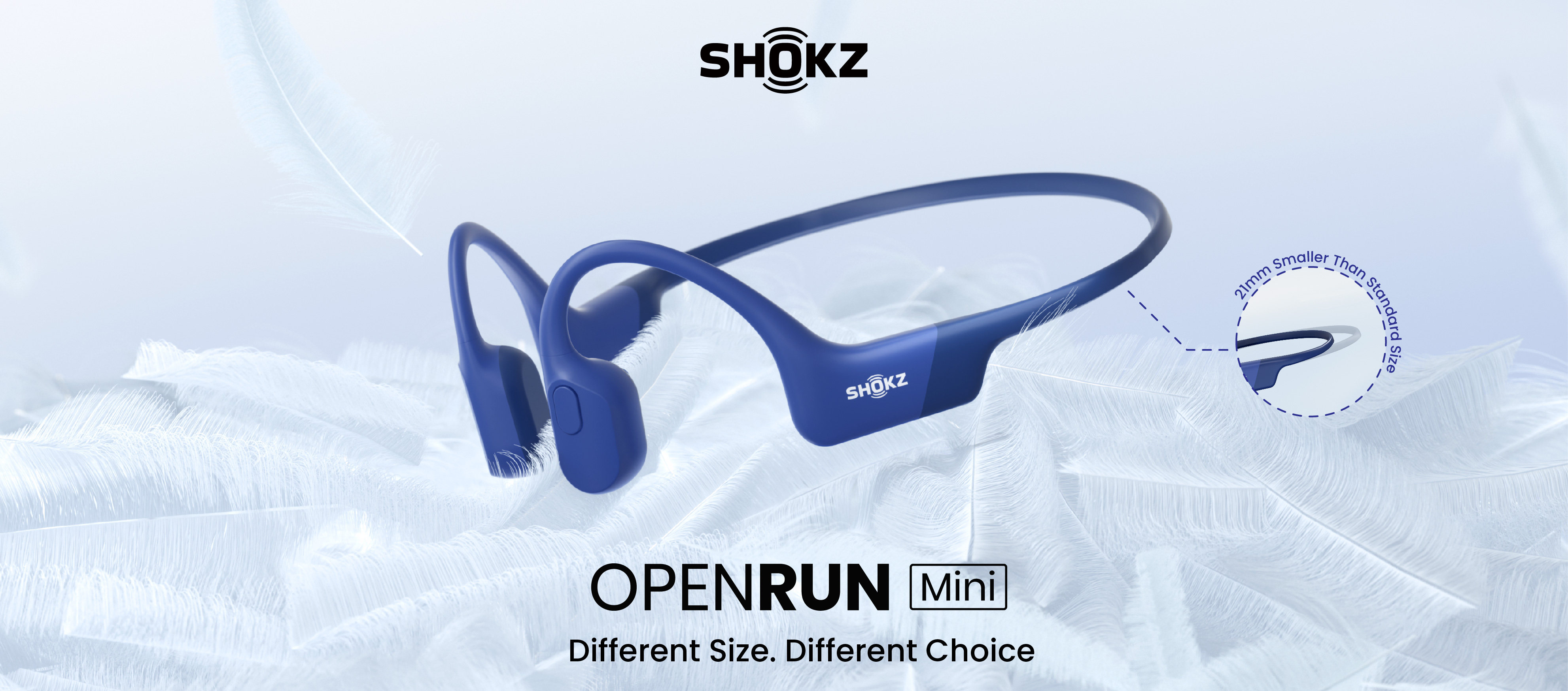 Shokz OpenRun - Mini - Blue