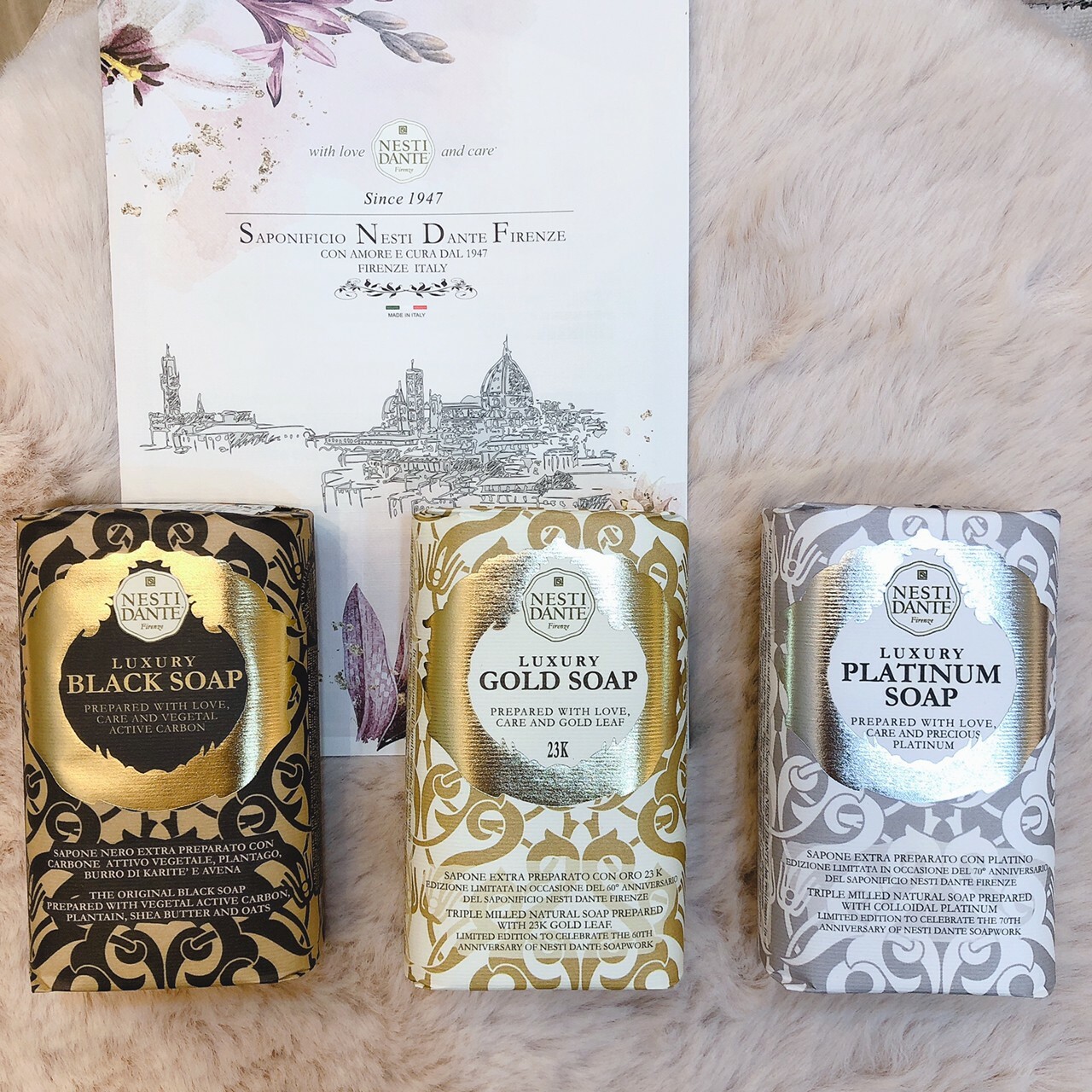 Nesti Dante 義大利手工皂/香氛皂 限量版/典藏紀念版/植物活性炭版250g