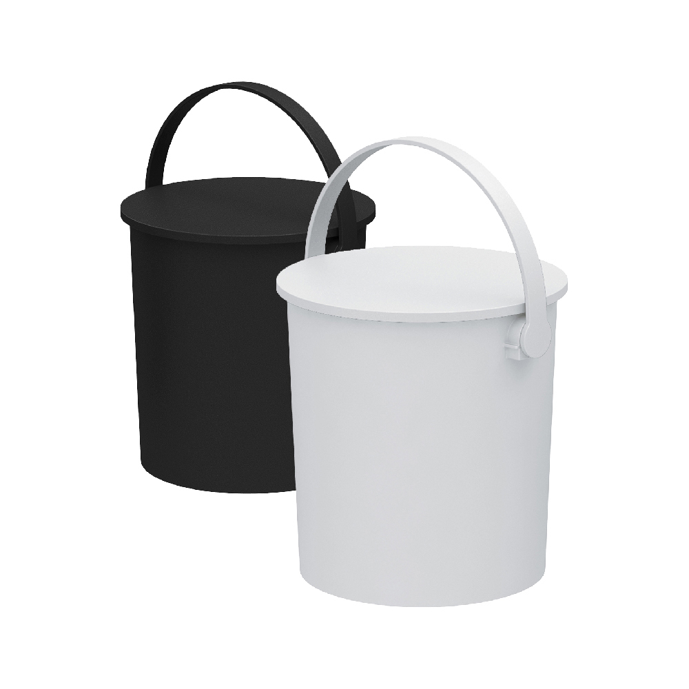 【日本JEJ ASTAGE】手提耐重收納桶15L (附蓋)