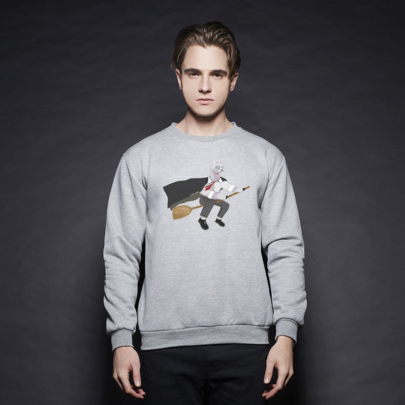 Harry Alpoter 哈利波駝 高磅數長袖圓T