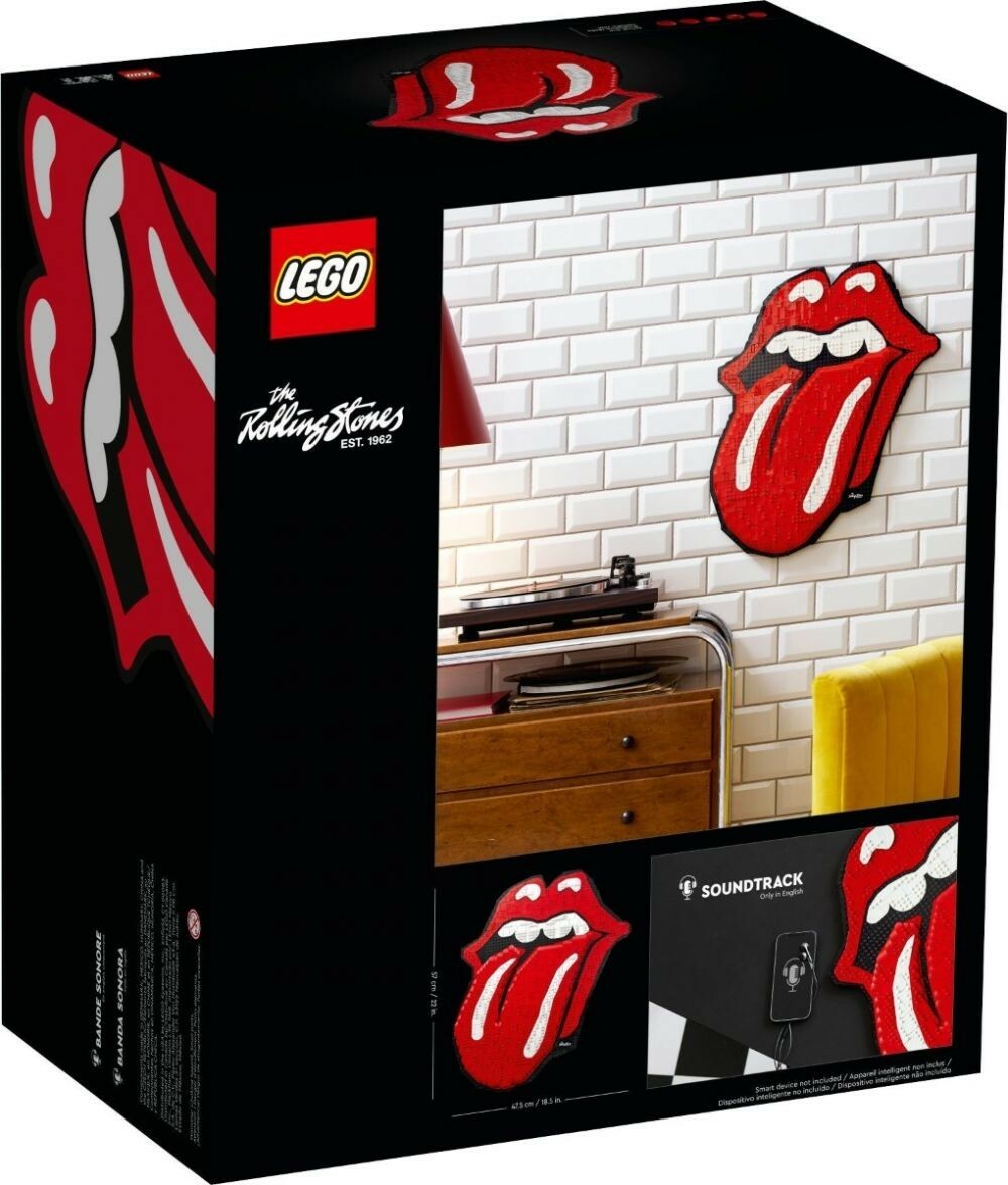 LEGO LEGO x The Rolling Stones Art 31206 : The Rolling Stones Red Lips Model Collection