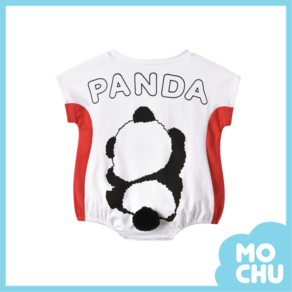 立體熊貓小尾巴包屁衣