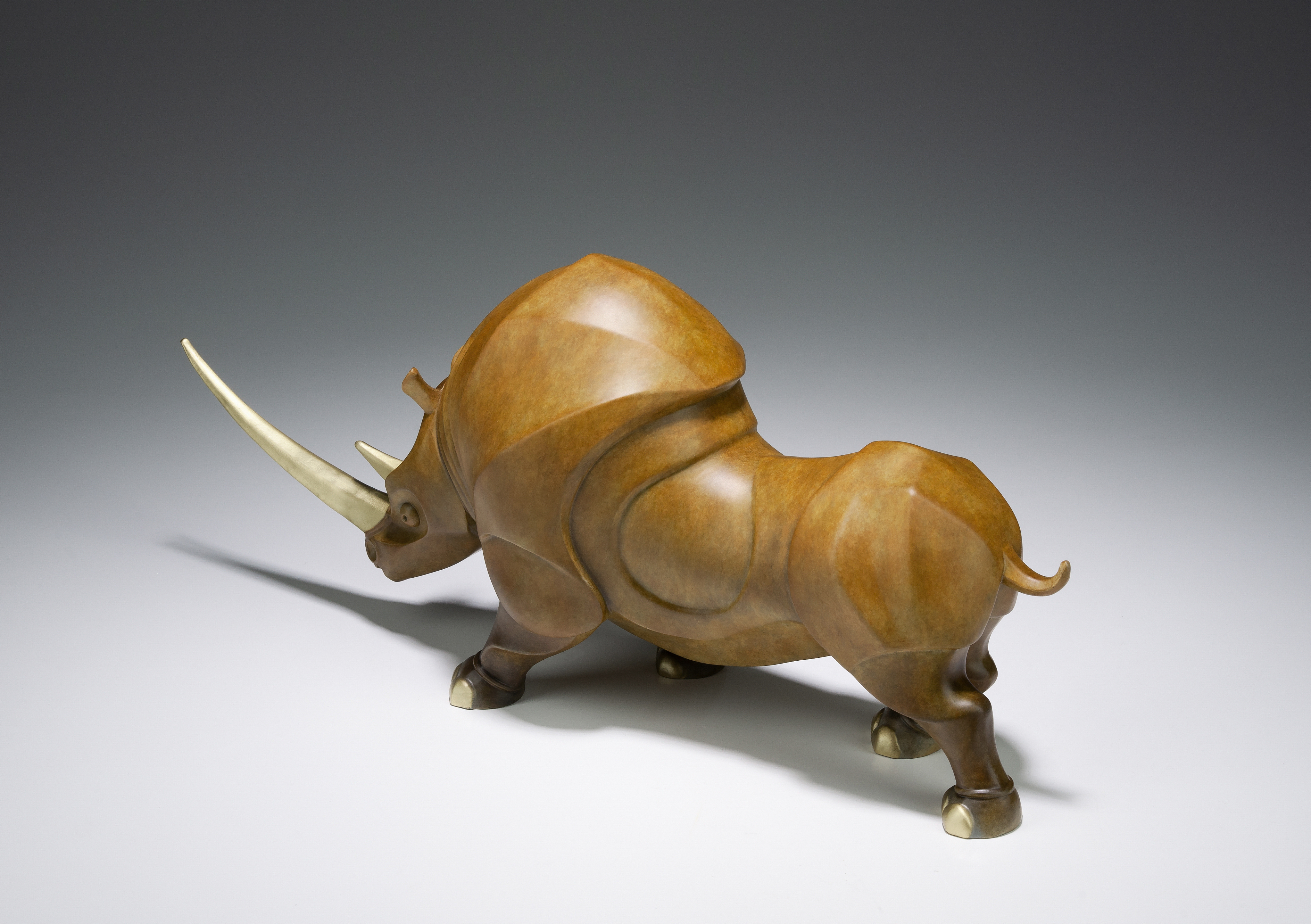 開門見喜(犀牛)｜銅作工藝品