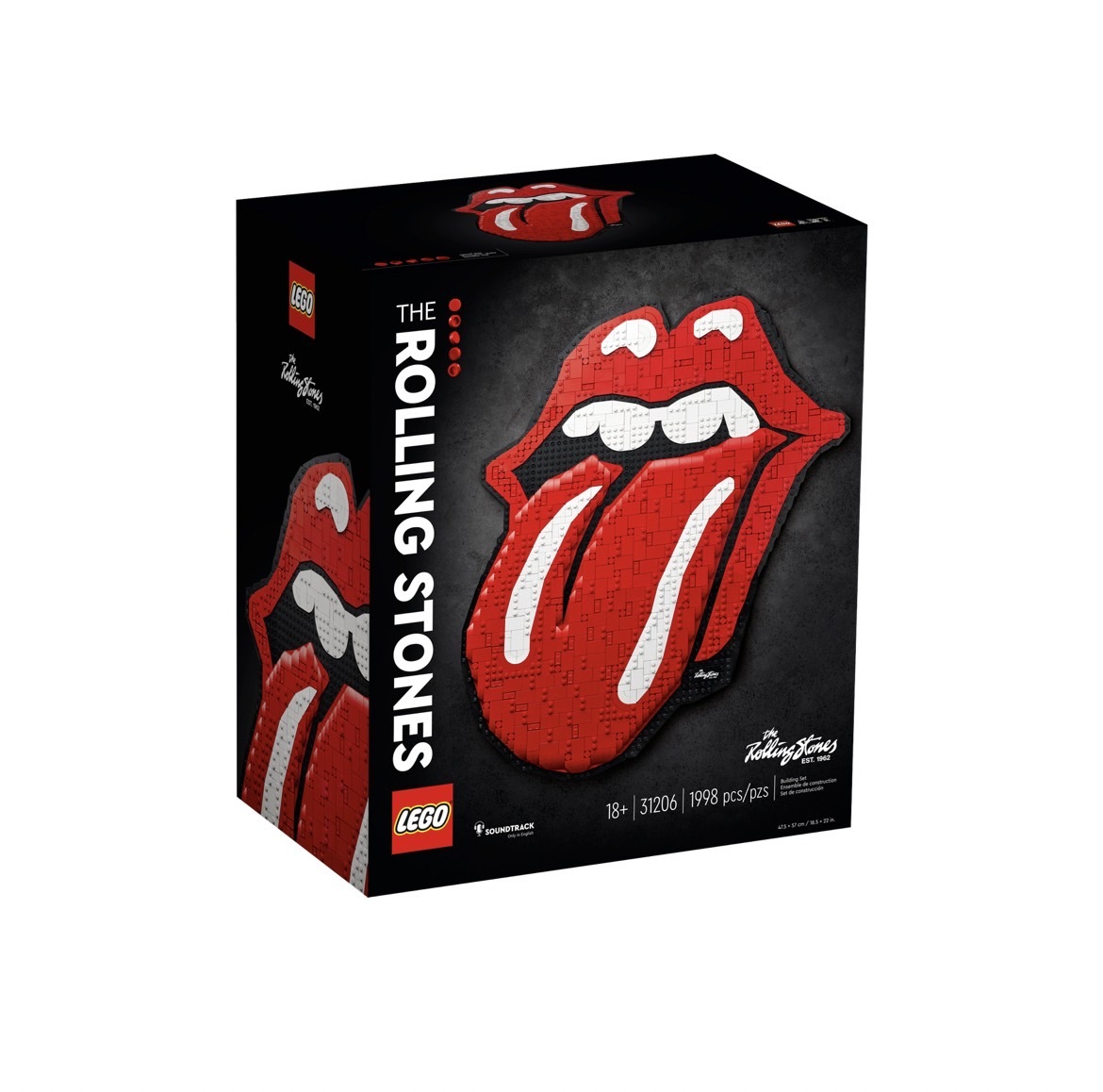 LEGO LEGO x The Rolling Stones Art 31206 : The Rolling Stones Red Lips Model Collection