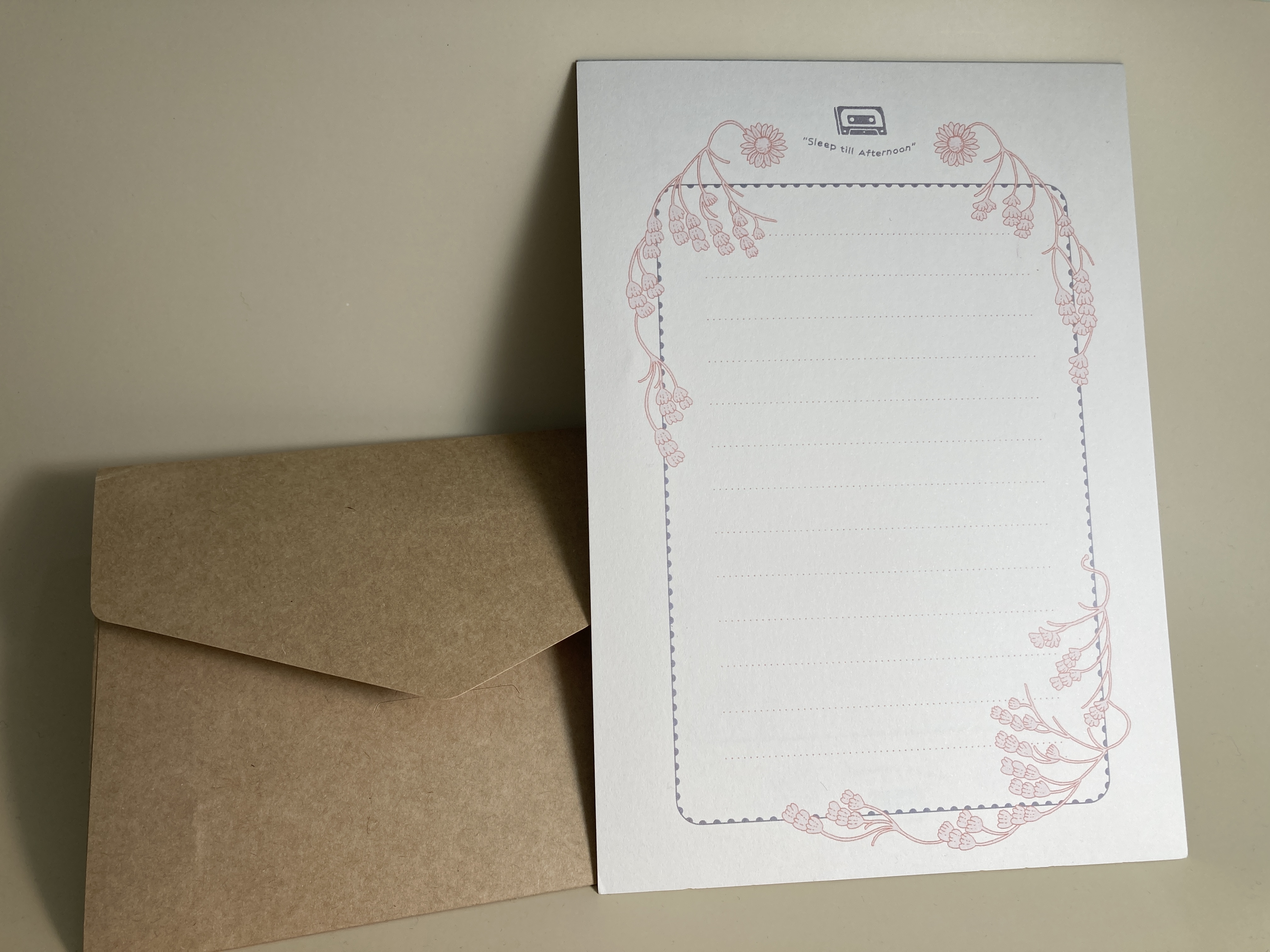 【DSPS】我會不會又睡到下午了 - 信紙組