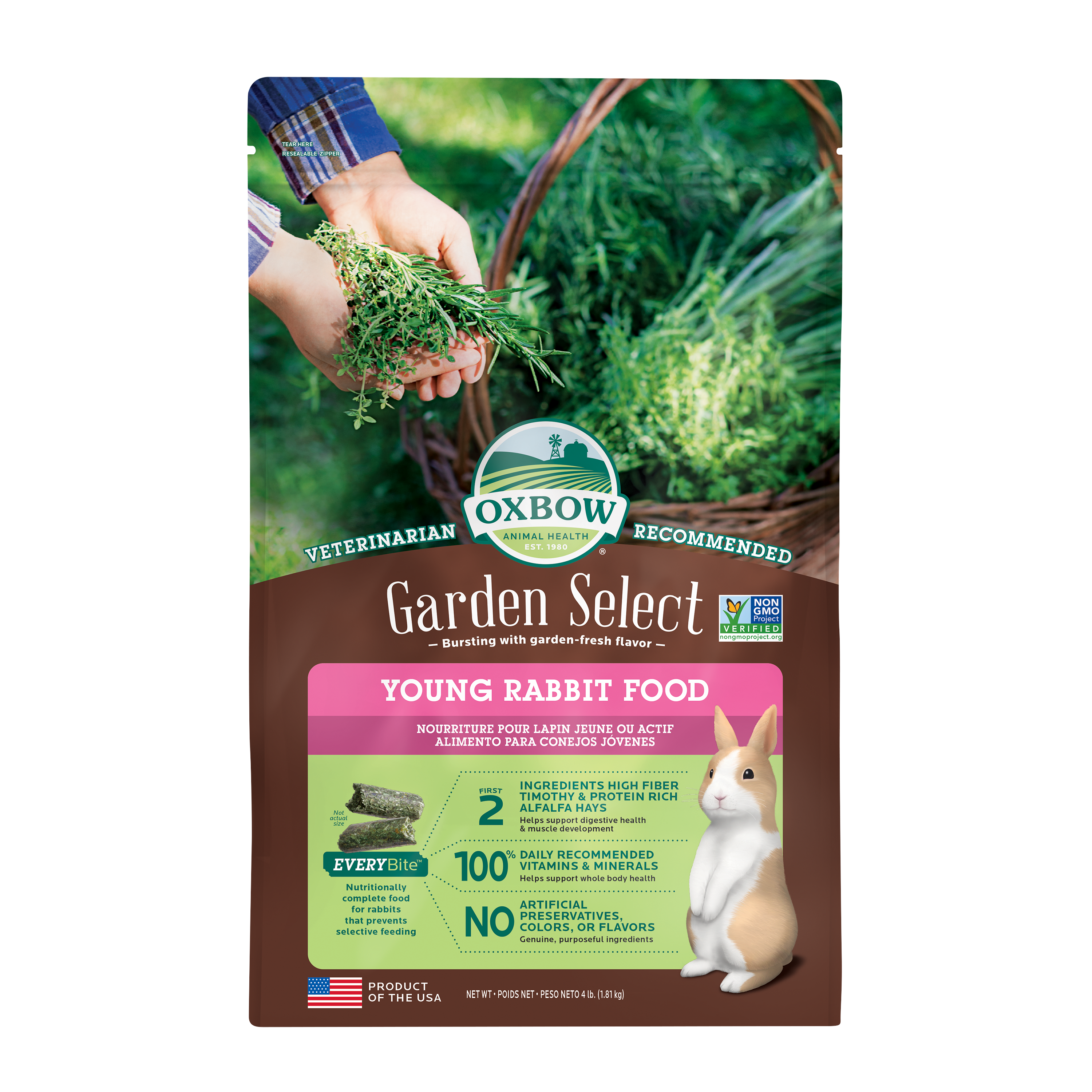 Oxbow Garden Select 幼兔糧 - 4lb