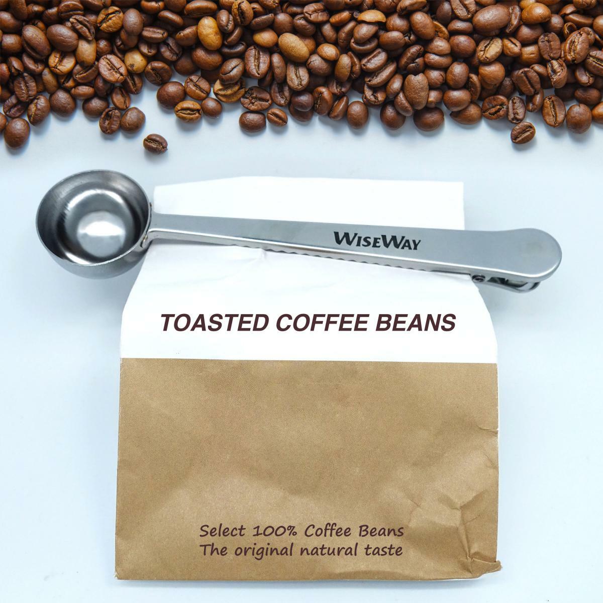 不銹鋼量匙連夾 量奶粉 量調味料/香料 量取咖啡豆/咖啡粉 取麥片