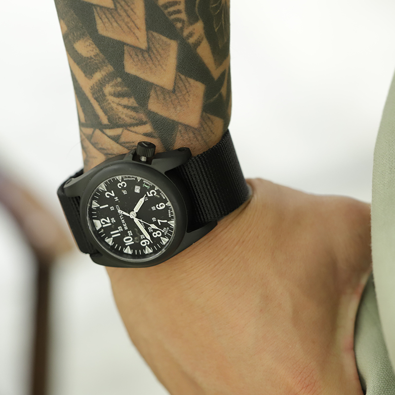 Bertucci A-5S Ballista Illuminated Nylon Band Watch 45m