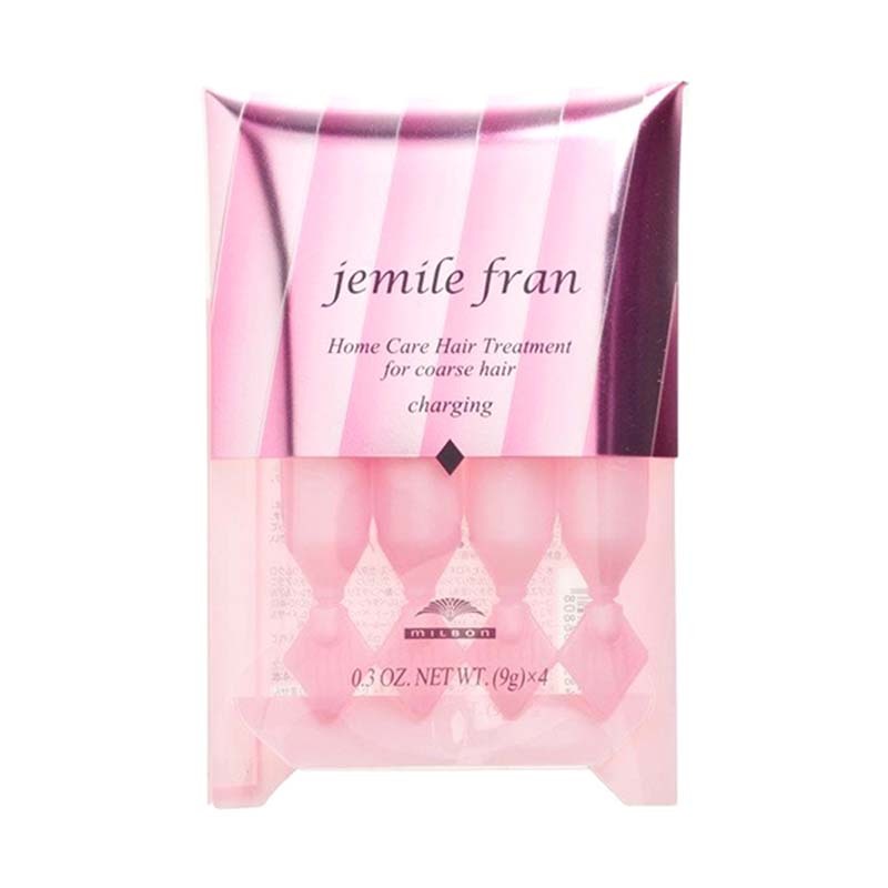 Milbon - Jemile fran高滋養普通受損頭髮修護焗油 9gX4 (粉色菱形)