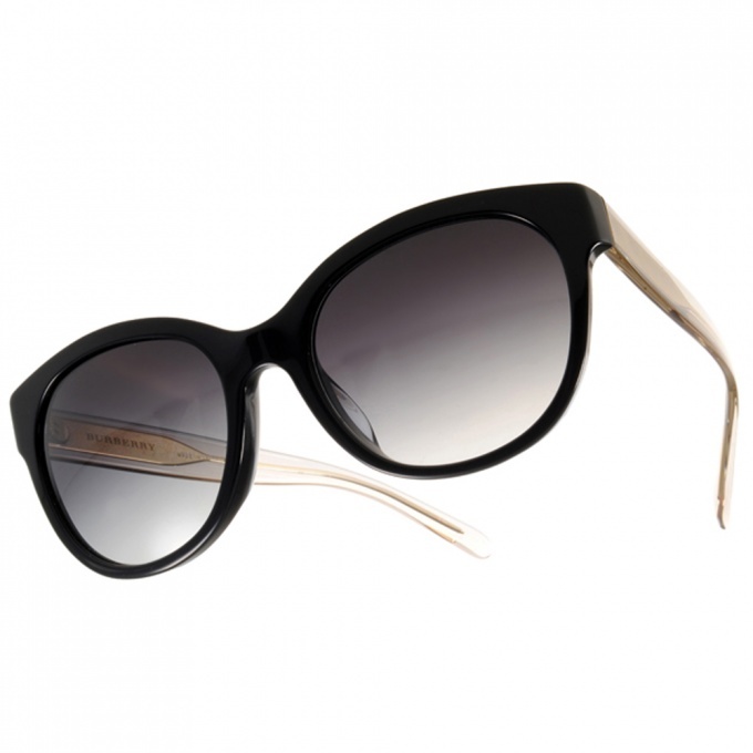 【BURBERRY】BU4187F 35078G 知性微貓眼框太陽眼鏡