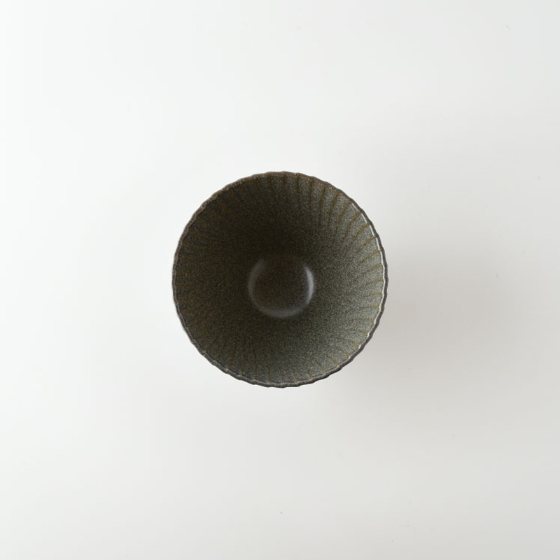 Mille Seto Yaki rice bowl Dark grey | sobokai