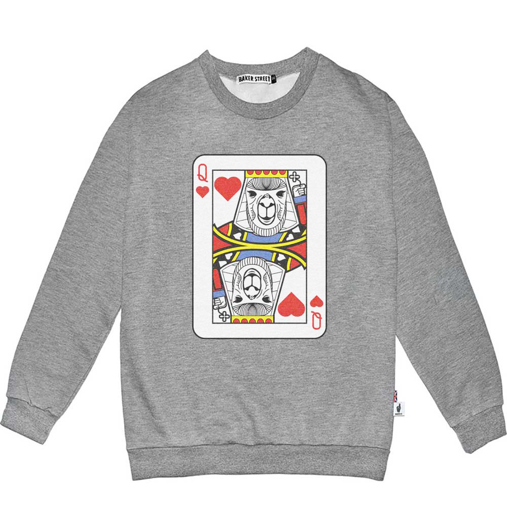 Alpaca Poker Queen 高磅數長袖圓T