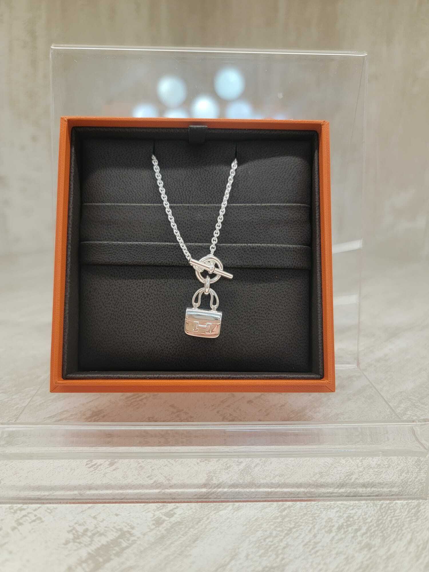 HERMES 925 constance necklace 頸鏈 純銀