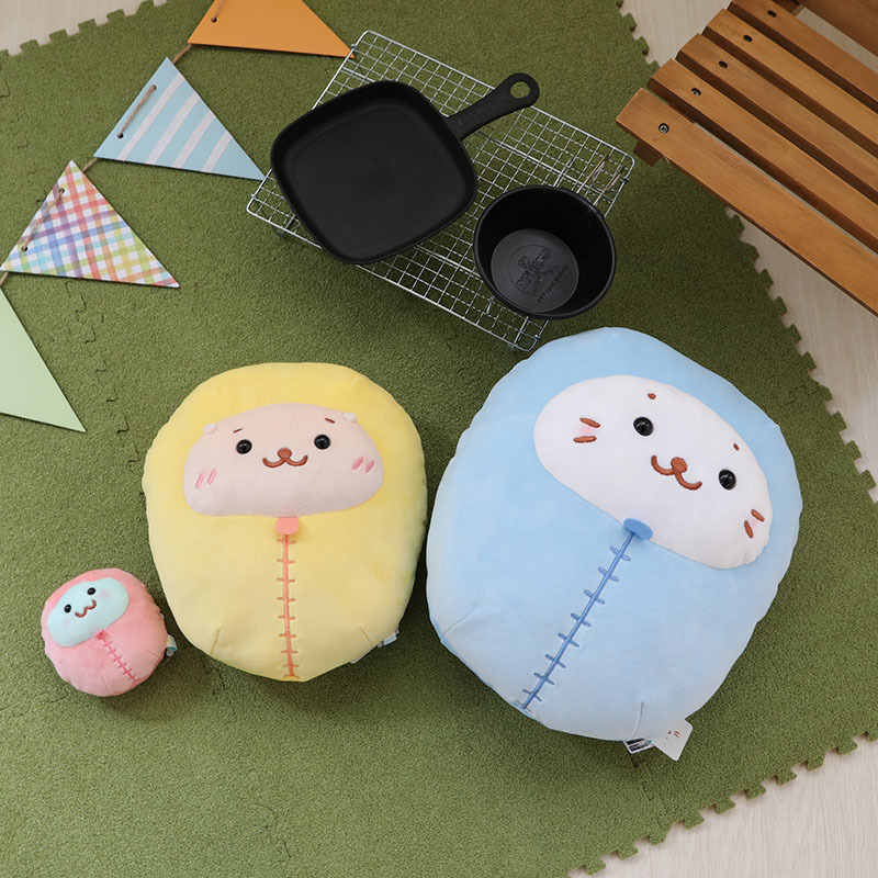 Sirotan 絨毛娃娃-( 藍 30cm/ 黃 24cm /粉 10cm )