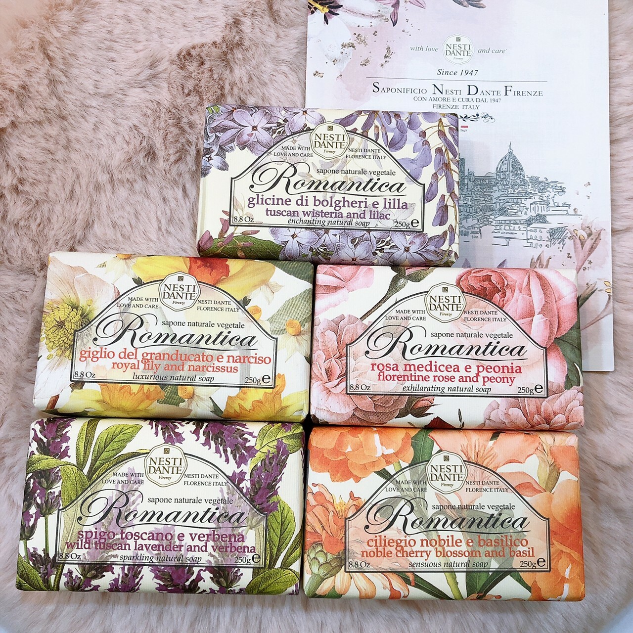 Nesti Dante 義大利手工皂/香氛皂 愛浪漫生活風系列250g