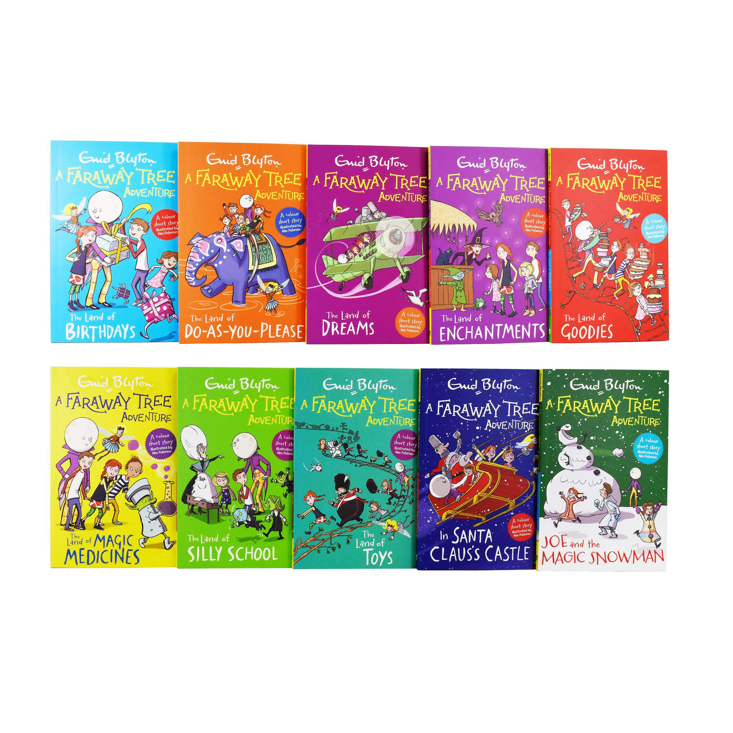 Enid Blyton the faraway tree adventure 10 books collections by Egmont UK