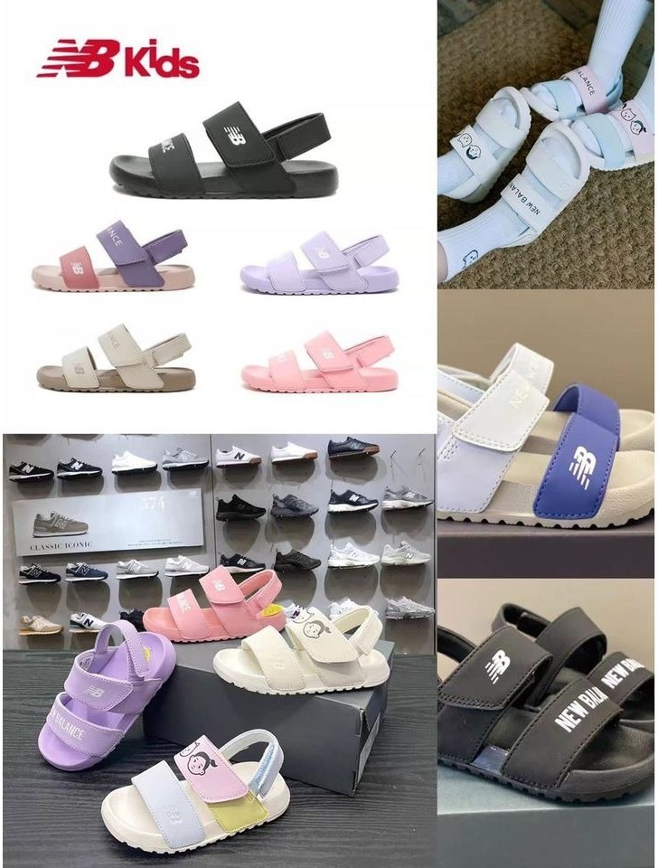 New Balance兒童魔術貼涼鞋