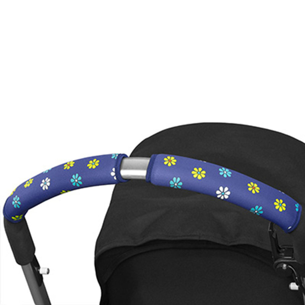 City Grips 推車手把保護套 -單把長版手款 深藍雛菊