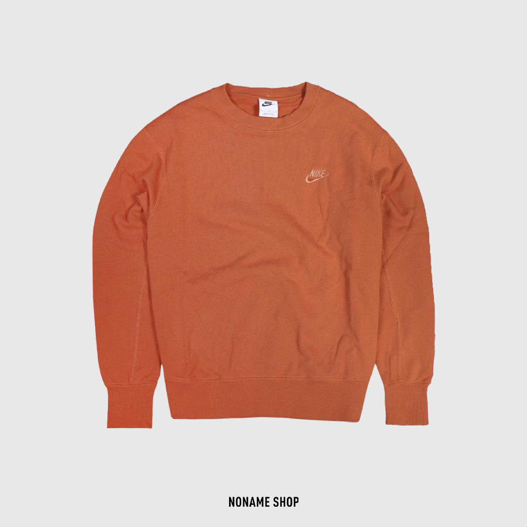 NIKE Sportswear Club 刺繡 字勾 大學Tee 南瓜橘