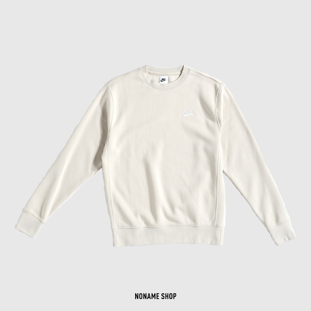 NIKE Sportswear Club 刺繡 字勾 大學T 長袖 長袖上衣 (男款)