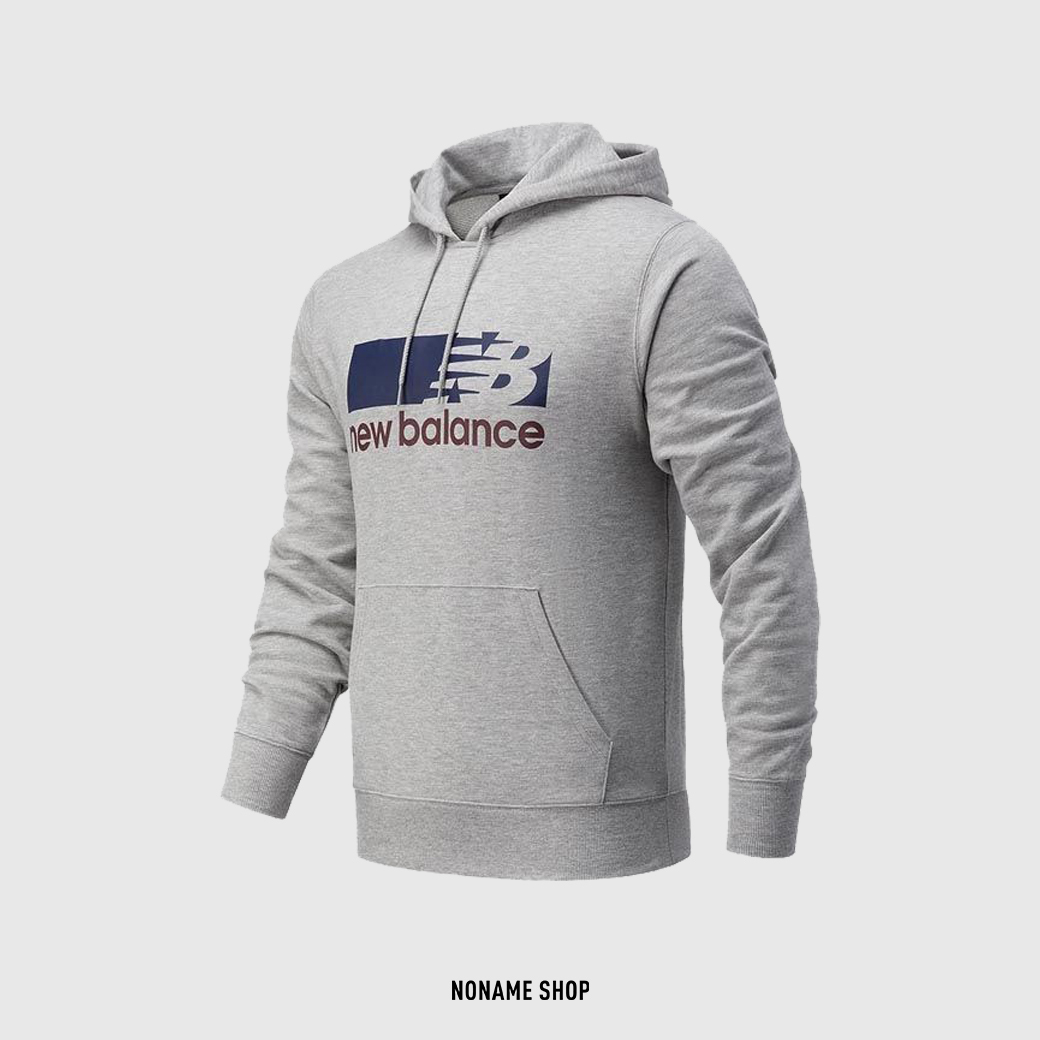 🎄聖誕限定優惠🎄 NEW BALANCE NB LOGO 韓風 棉質 撞色 帽TEE 灰色